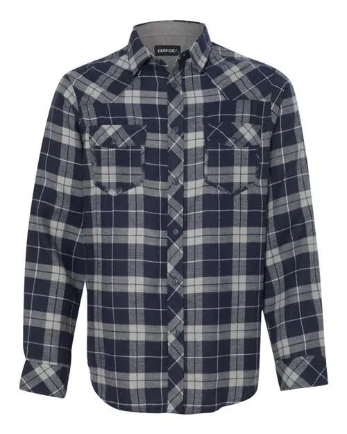 Burnside Men's Yarn-Dyed Long Sleeve Flannel Shirt