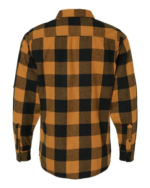 Burnside Men's Yarn-Dyed Long Sleeve Flannel Shirt