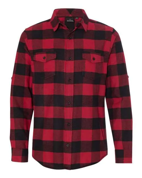 Burnside Men's Yarn-Dyed Long Sleeve Flannel Shirt