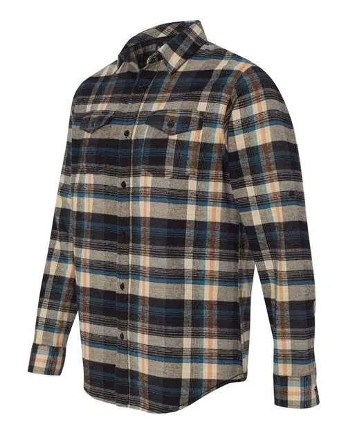 Burnside Men's Yarn-Dyed Long Sleeve Flannel Shirt