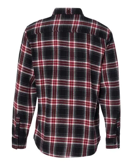 Burnside Men's Yarn-Dyed Long Sleeve Flannel Shirt