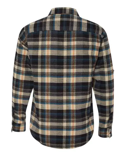 Burnside Men's Yarn-Dyed Long Sleeve Flannel Shirt