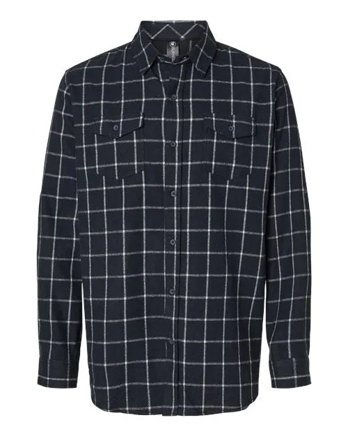 Burnside Men's Yarn-Dyed Long Sleeve Flannel Shirt