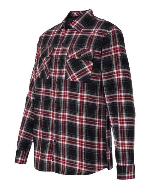 Burnside Men's Yarn-Dyed Long Sleeve Flannel Shirt