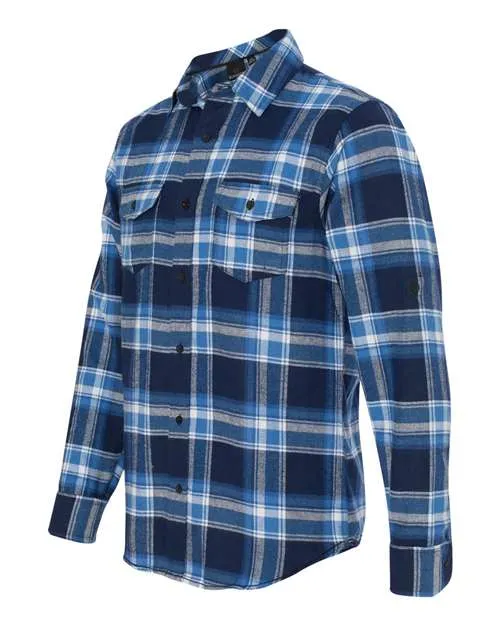 Burnside Men's Yarn-Dyed Long Sleeve Flannel Shirt