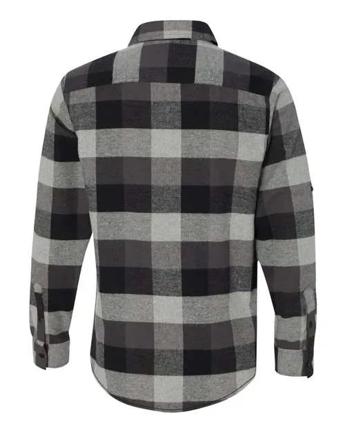 Burnside Men's Yarn-Dyed Long Sleeve Flannel Shirt