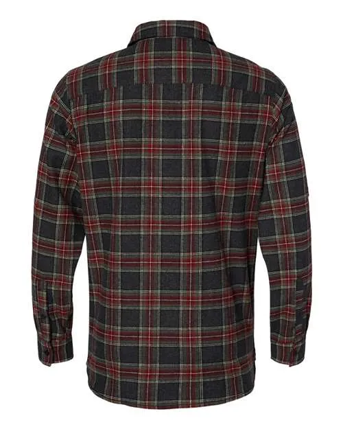 Burnside Men's Yarn-Dyed Long Sleeve Flannel Shirt