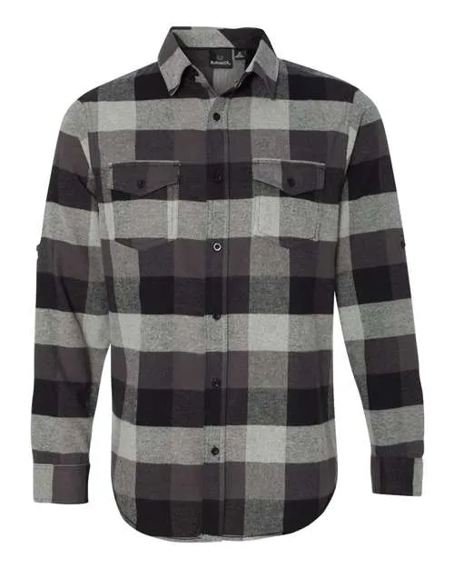 Burnside Men's Yarn-Dyed Long Sleeve Flannel Shirt