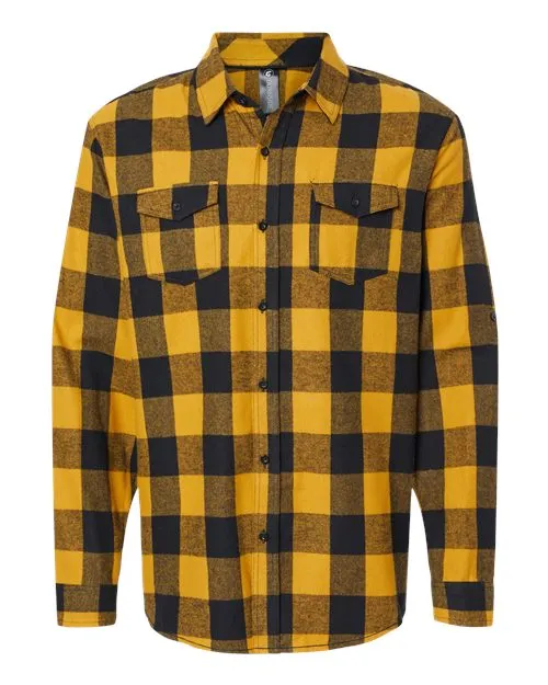 Burnside Men's Yarn-Dyed Long Sleeve Flannel Shirt