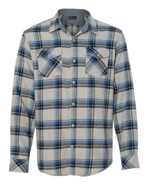 Burnside Men's Yarn-Dyed Long Sleeve Flannel Shirt