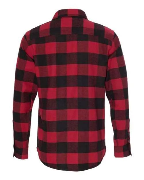 Burnside Men's Yarn-Dyed Long Sleeve Flannel Shirt