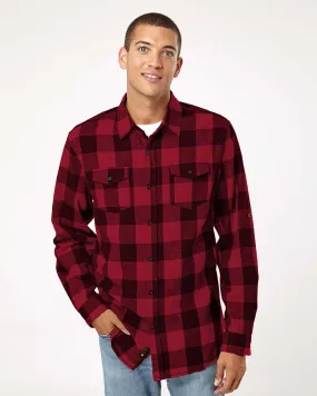 Burnside Men's Yarn-Dyed Long Sleeve Flannel Shirt