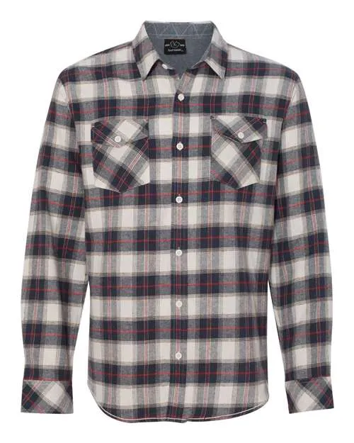 Burnside Men's Yarn-Dyed Long Sleeve Flannel Shirt