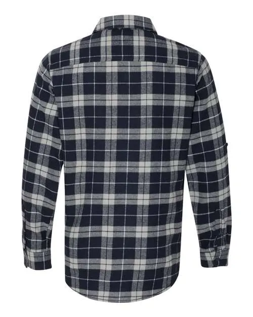 Burnside Men's Yarn-Dyed Long Sleeve Flannel Shirt