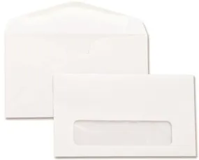 Business Source Business Envelope #6 V-Flap 3-9/8X6-1/2 Inch