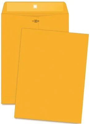 Business Source Clasp Envelope Heavy-Duty #90 9X12 Inch