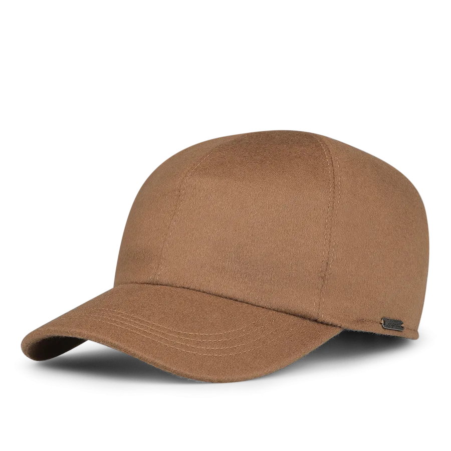 Camel Loro Piana Cashmere Baseball Cap