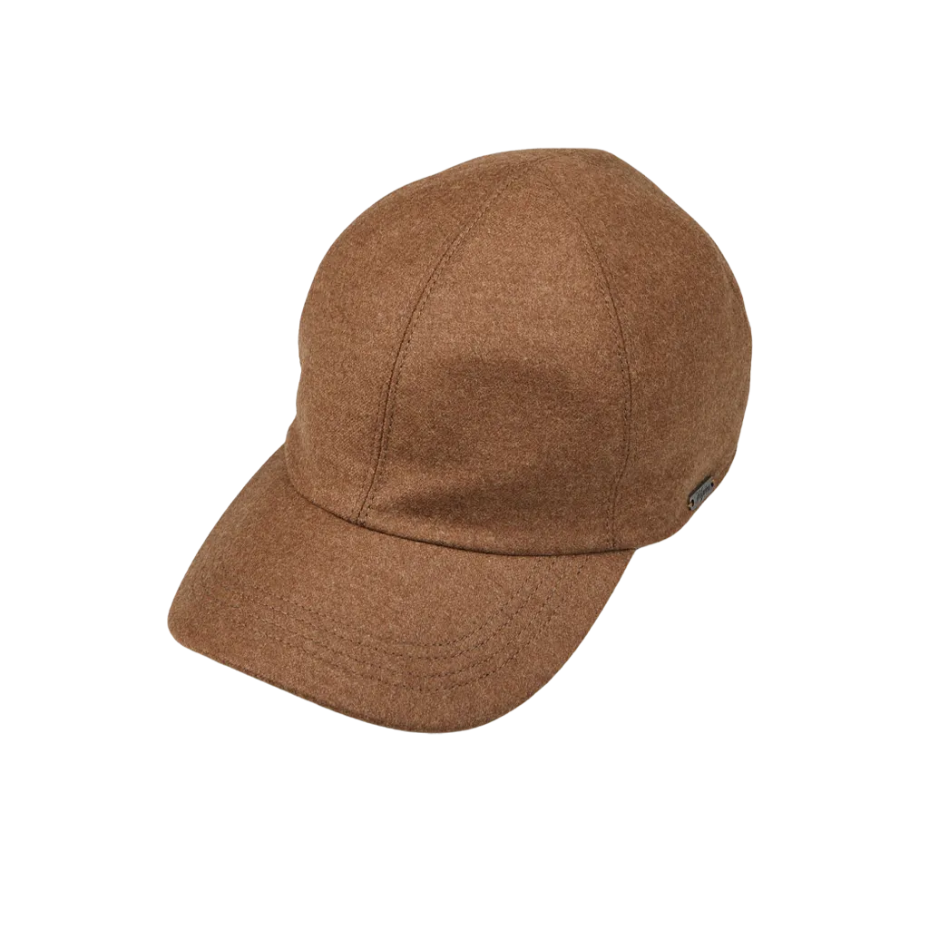 Camel Loro Piana Wool Cashmere Baseball Cap