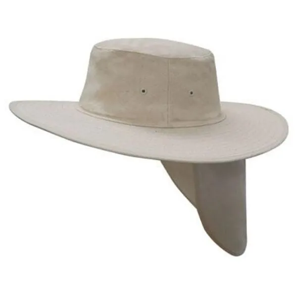 Canvas Hat with Flap