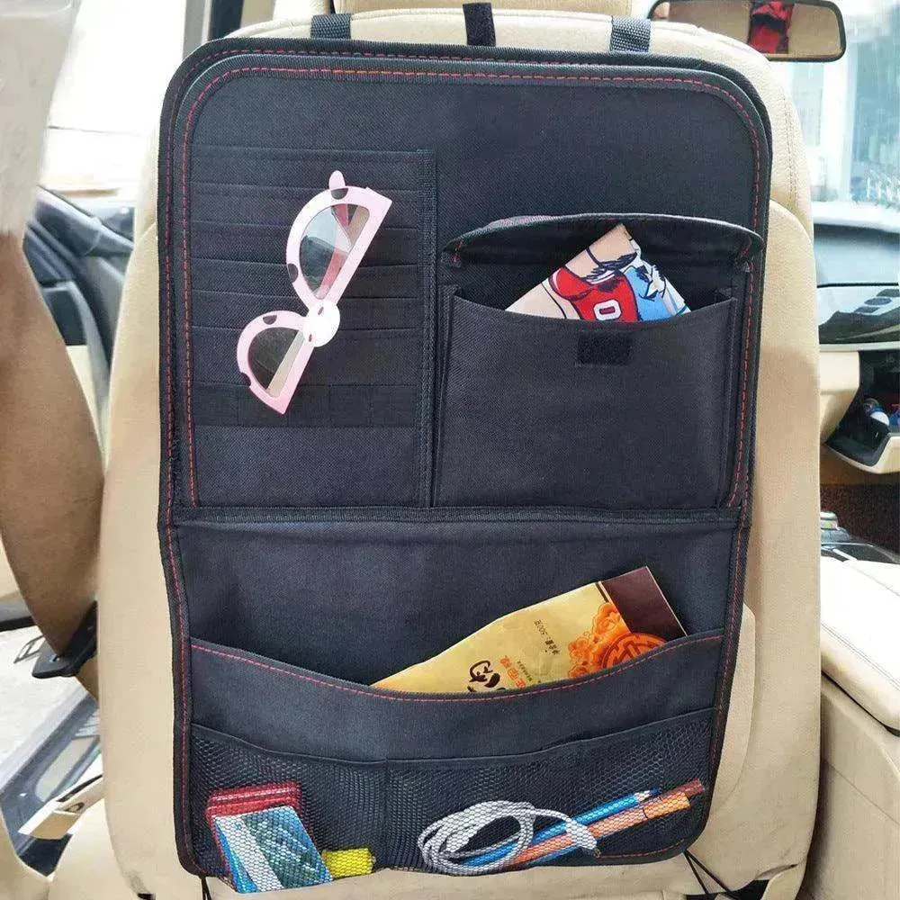 Car Back Storage Bag Organizer Foldable Tray Accessories