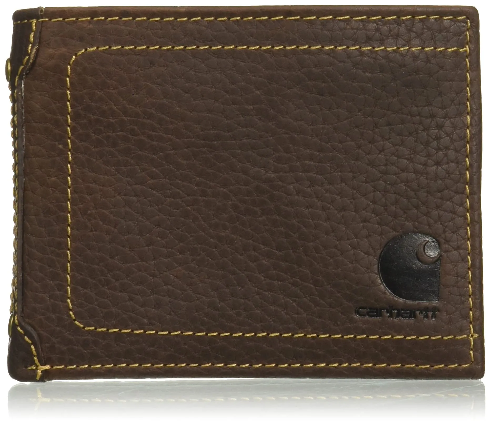 Carhartt B0000209 Men's Rugged Pebble Leather Wallet Available In Multiple Styles