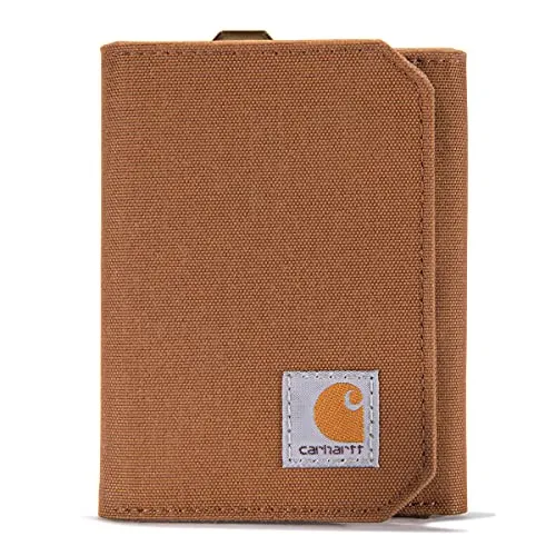 Carhartt B0000236 Men's Casual Nylon Duck Trifold Wallets, Available in Multiple Colors