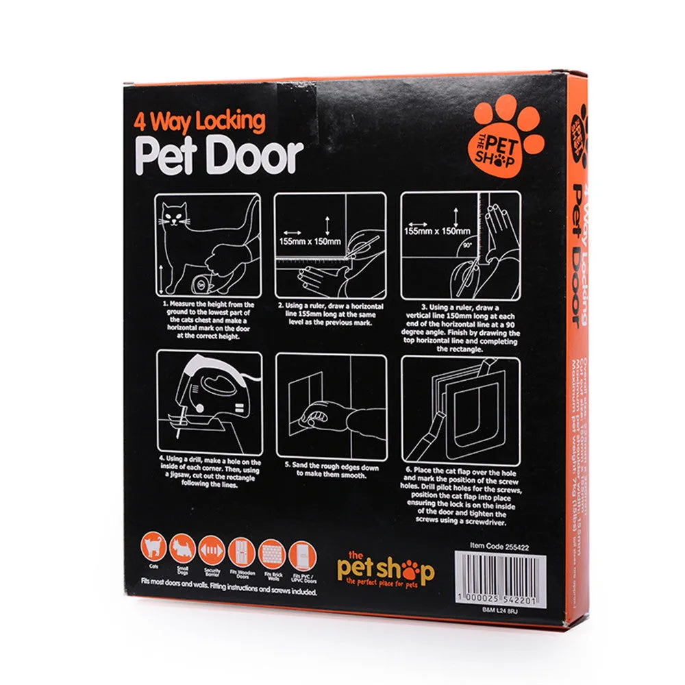 Cat Flap Glass Door