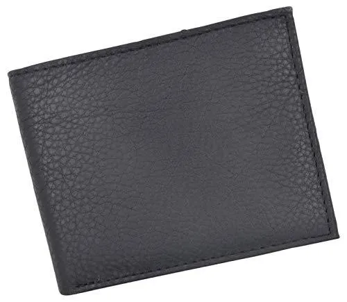 Cavelio Mens Premium Leather Slim Flap Up Card Id Holder Bifold Wallet 401153