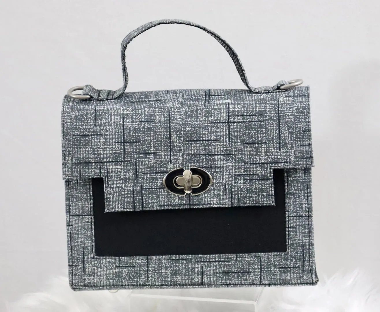 Charcoal Handmade African Purse