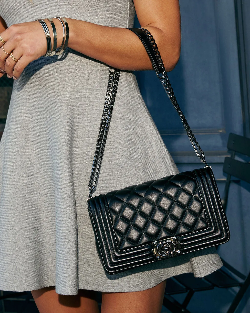 Chic Revival Quilted Leather Shoulder Bag