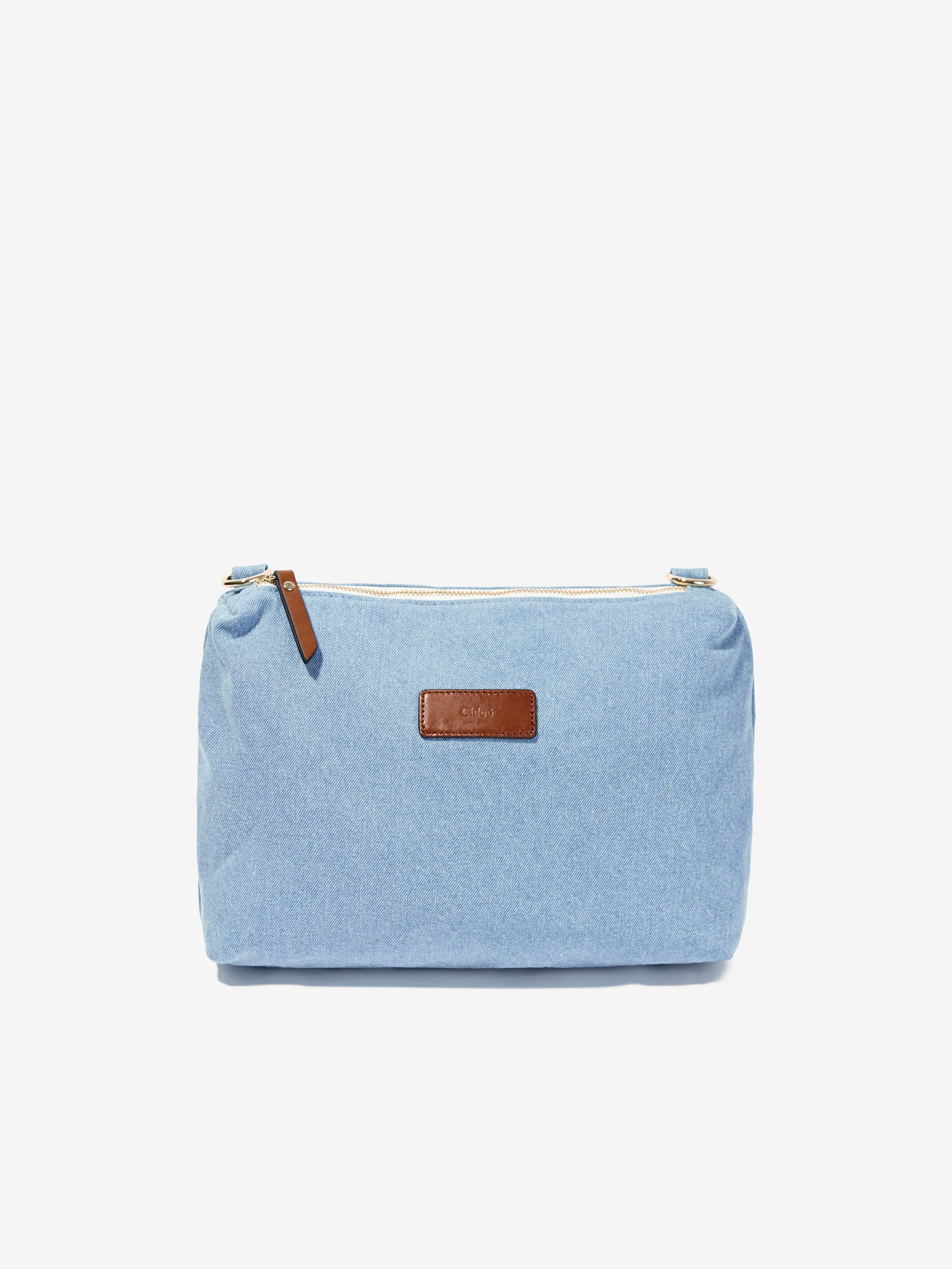 Chloé Baby Girls Denim Changing Bag in Blue (43cm)