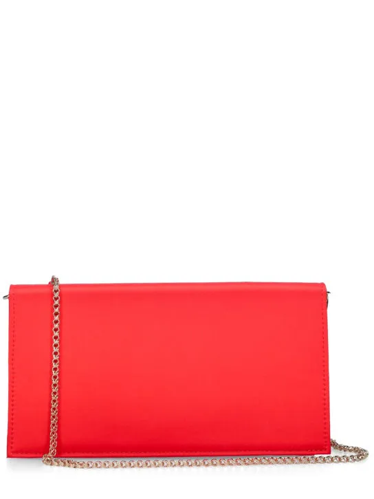 Christian Louboutin   Loubi54 crepe satin clutch 