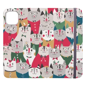 Christmas Cats II Wallet Case By Ali Brookes