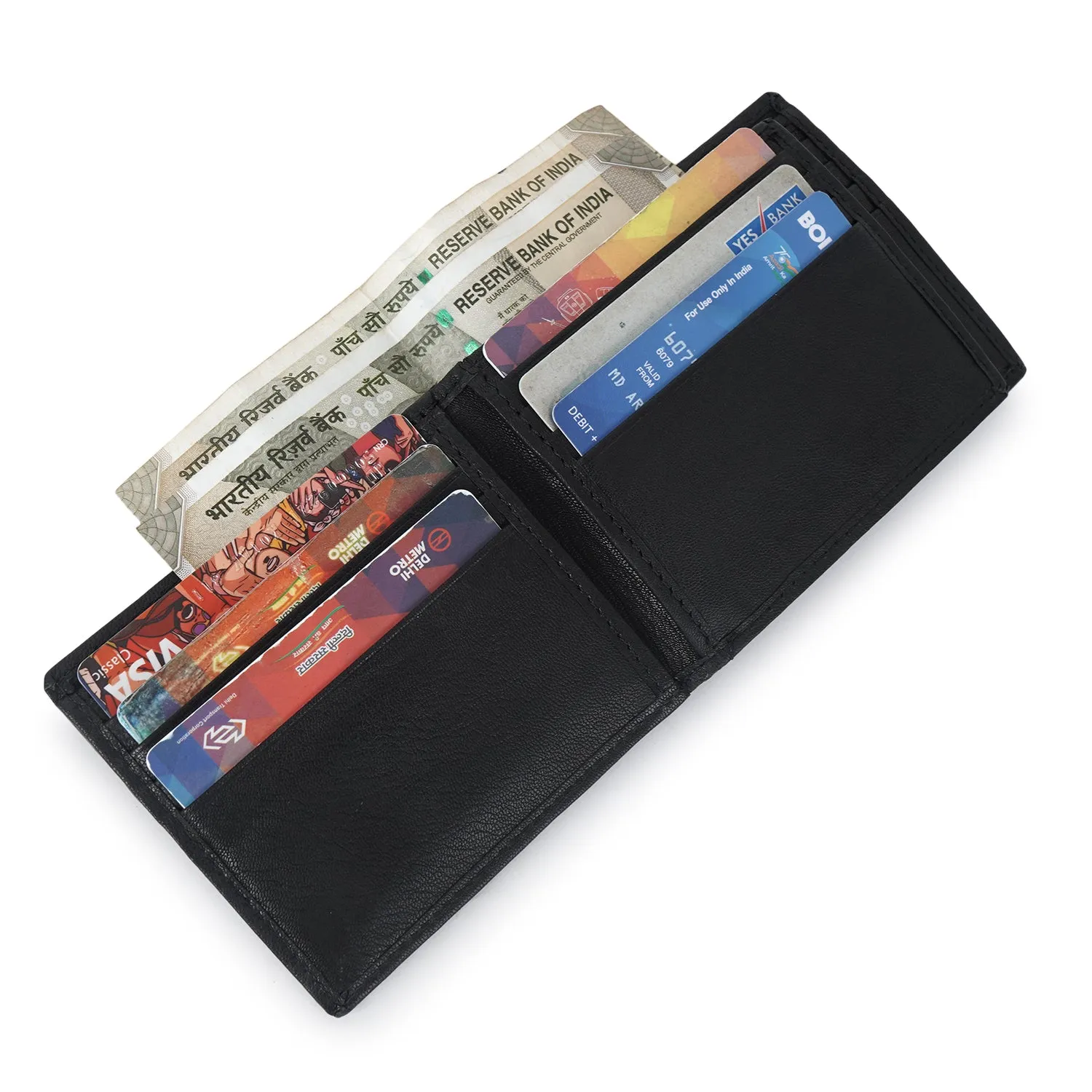 CIMONI Genuine Leather Stylish Classy Casual Formal Ultra Slim Multiple Credit Cards Slot Wallet for Men