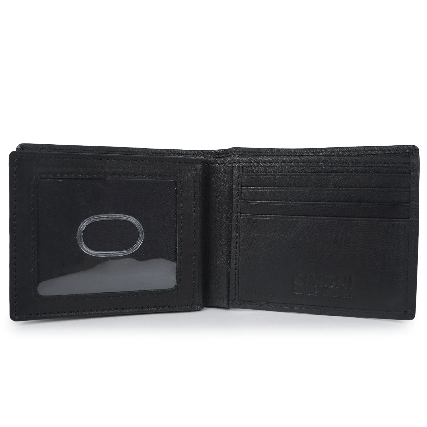 CIMONI Genuine Leather Stylish Classy Casual Formal Ultra Slim Multiple Credit Cards Slot Wallet for Men