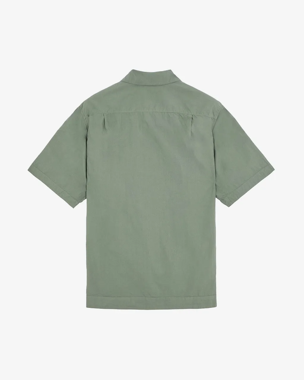 Comfort Fit Short Sleeve Overshirt Musk Green