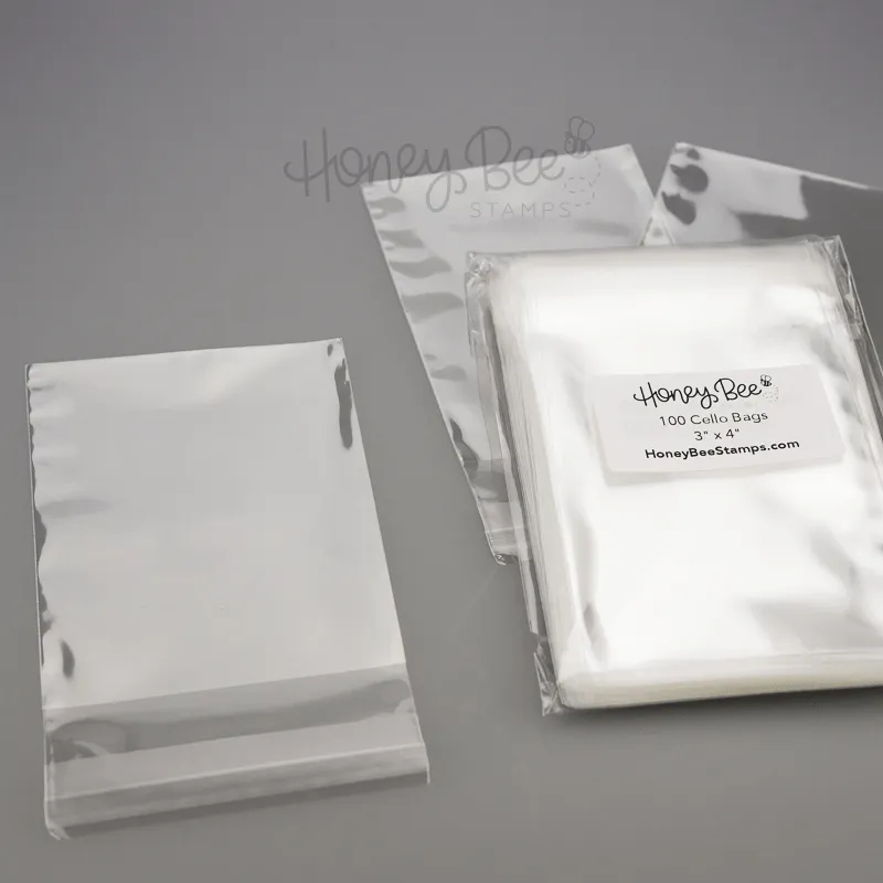 Crystal Clear Cello Bags 100 Pk - 3x4