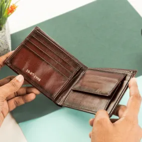 CUSTOMISED WALLET WITH EMBOSSING