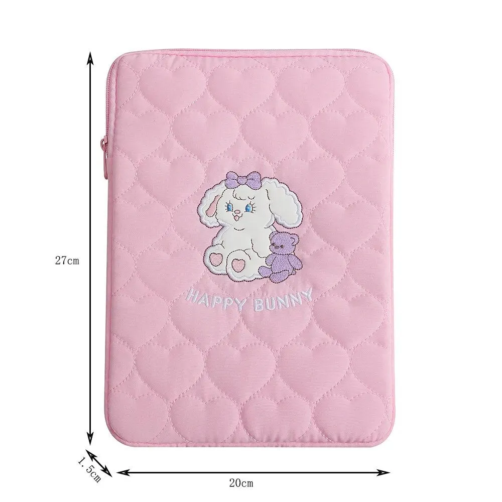 Cute Korean Ins Laptop / Ipad Pouch Case Holder 11 Inch