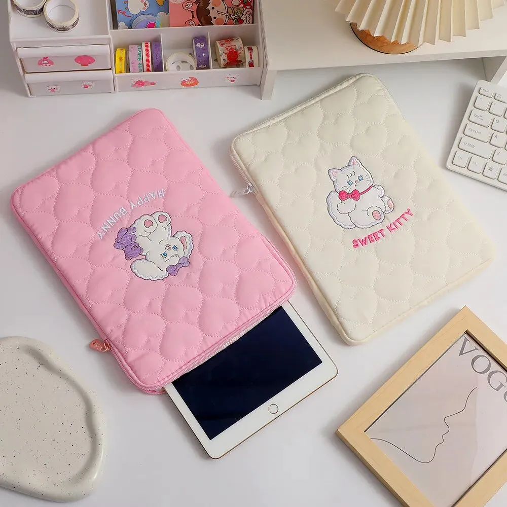 Cute Korean Ins Laptop / Ipad Pouch Case Holder 11 Inch