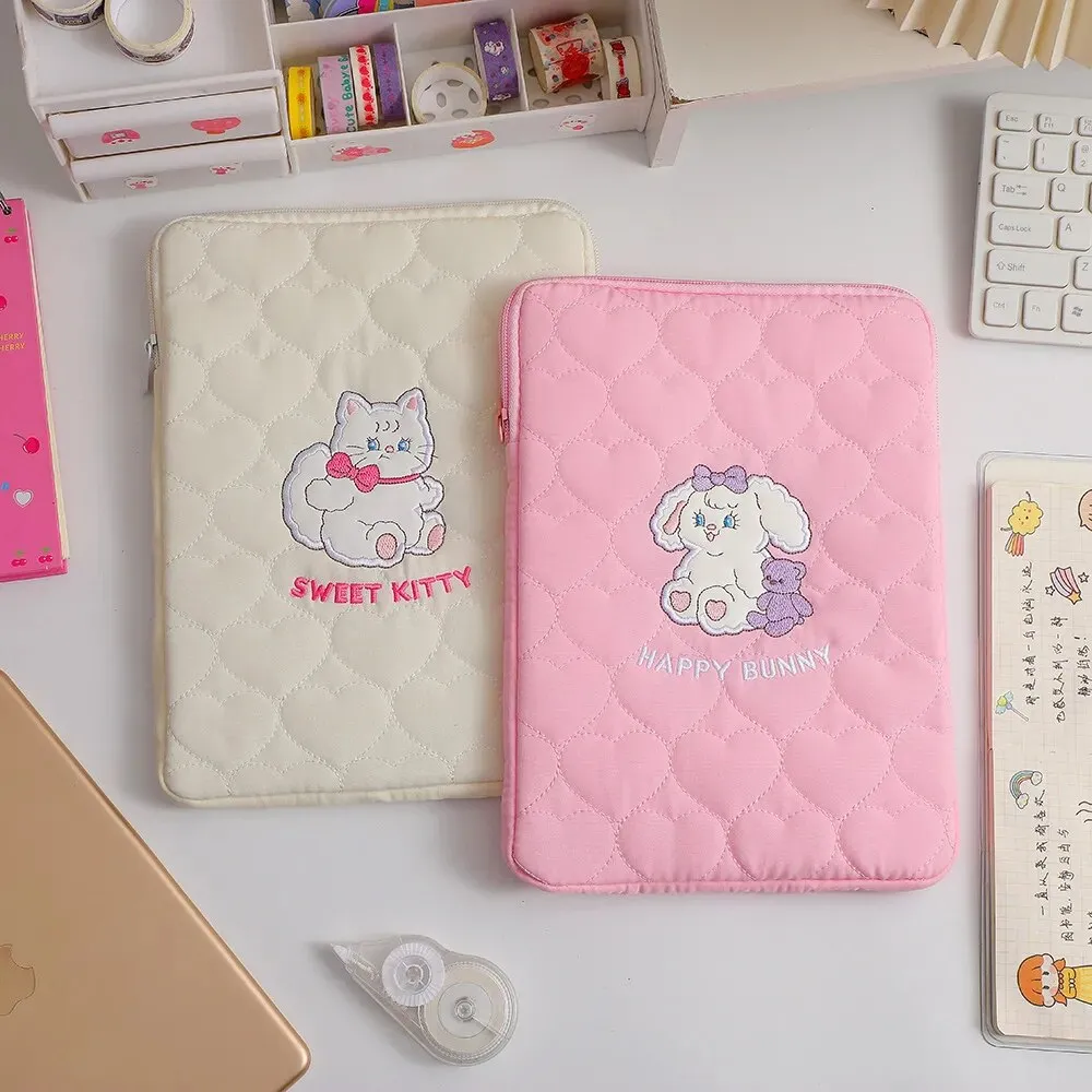 Cute Korean Ins Laptop / Ipad Pouch Case Holder 11 Inch