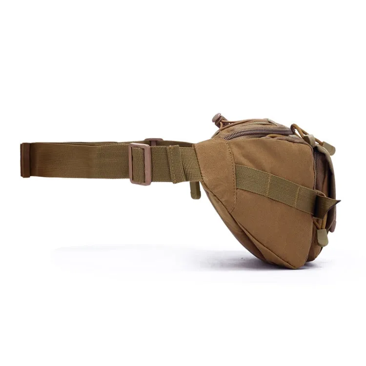 D05 Outdoor Sports Waterproof Waist Bag Fishing Multifunctional Chest Bag, Size: Free Size(Army Green)