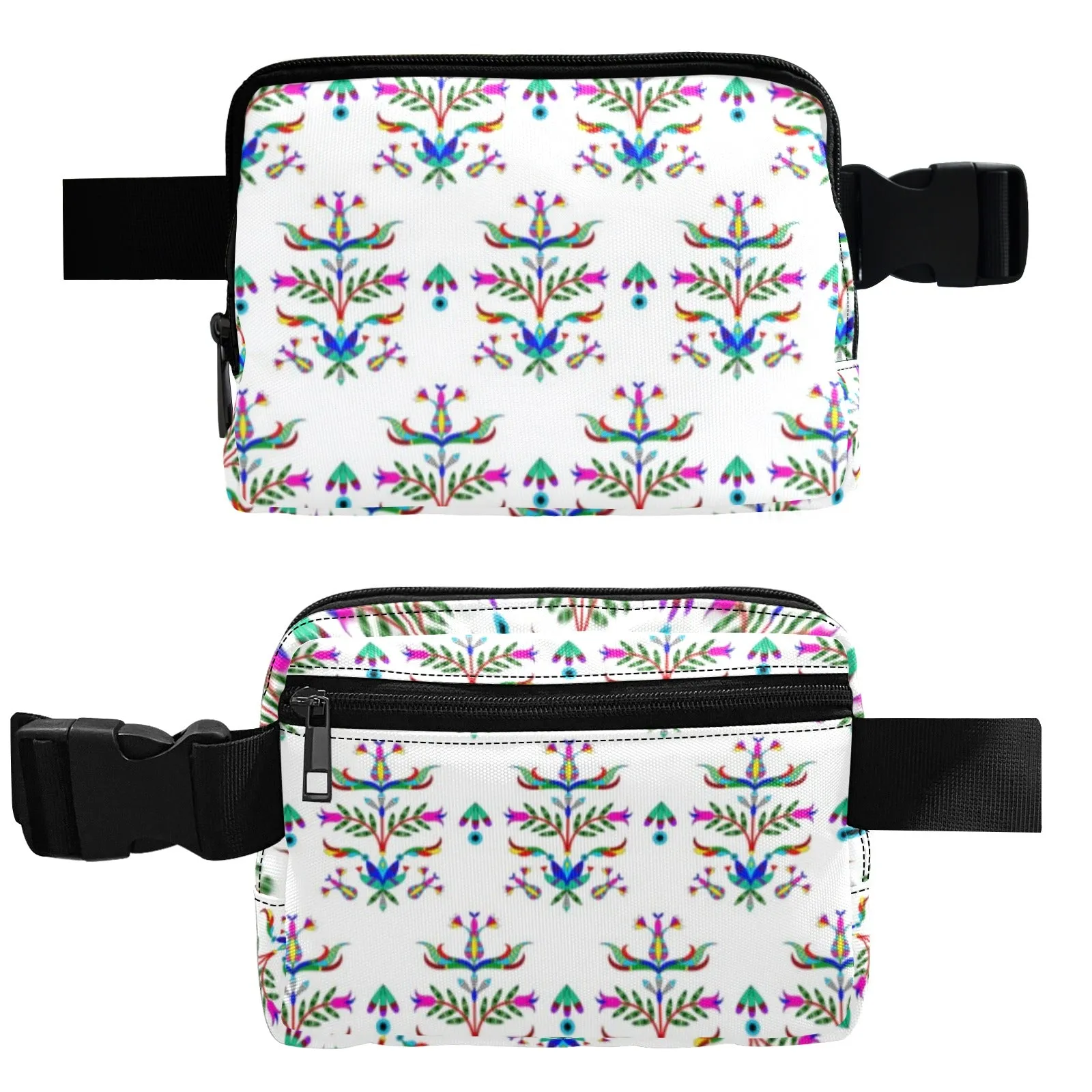 Dakota Damask White Belt Bag