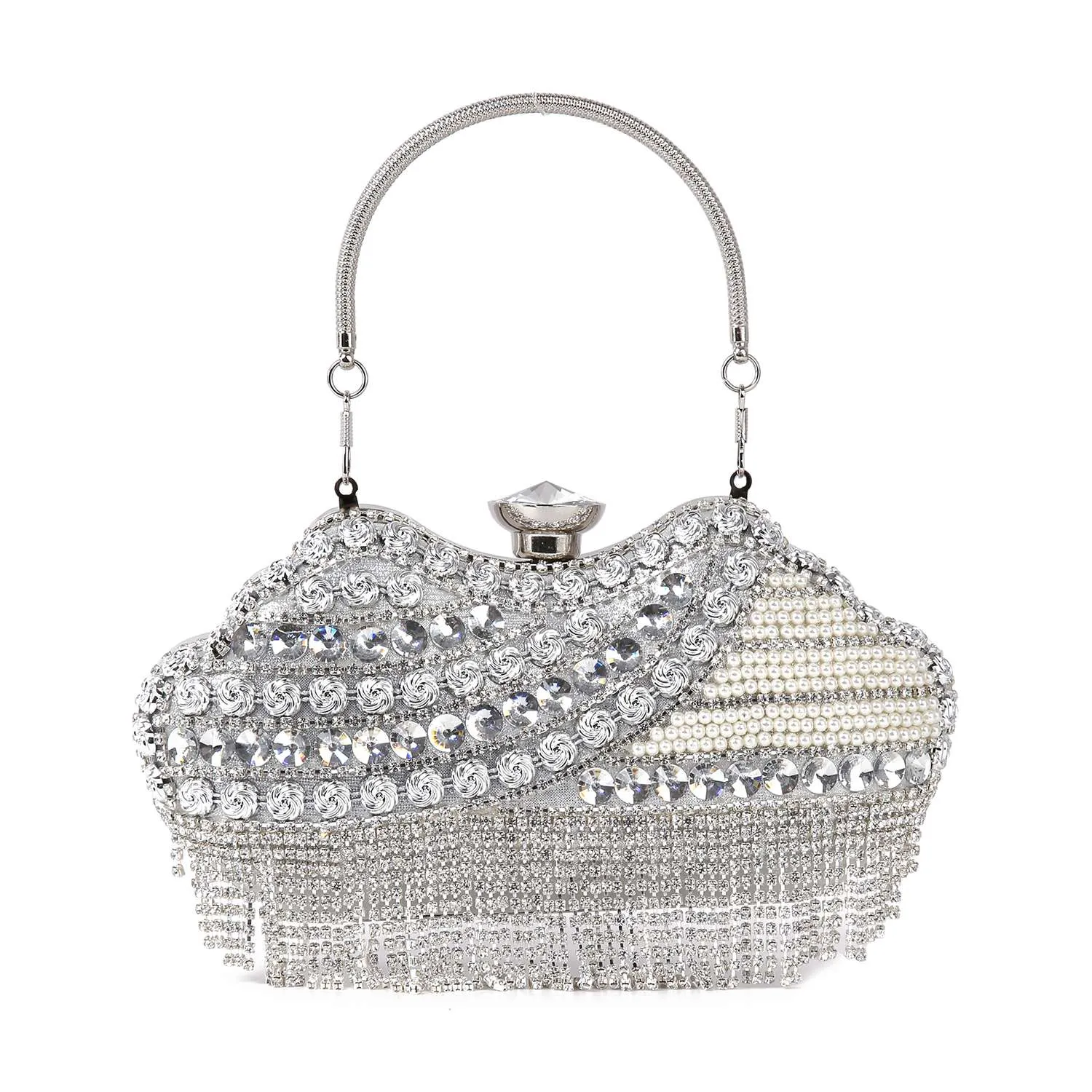 Dazzling Multi Stone Evening Bag