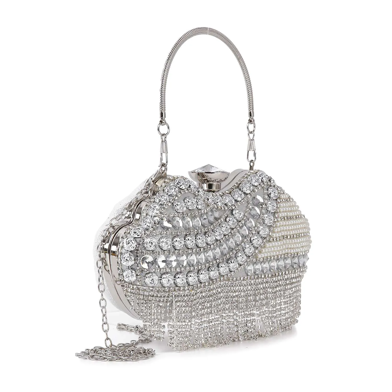 Dazzling Multi Stone Evening Bag