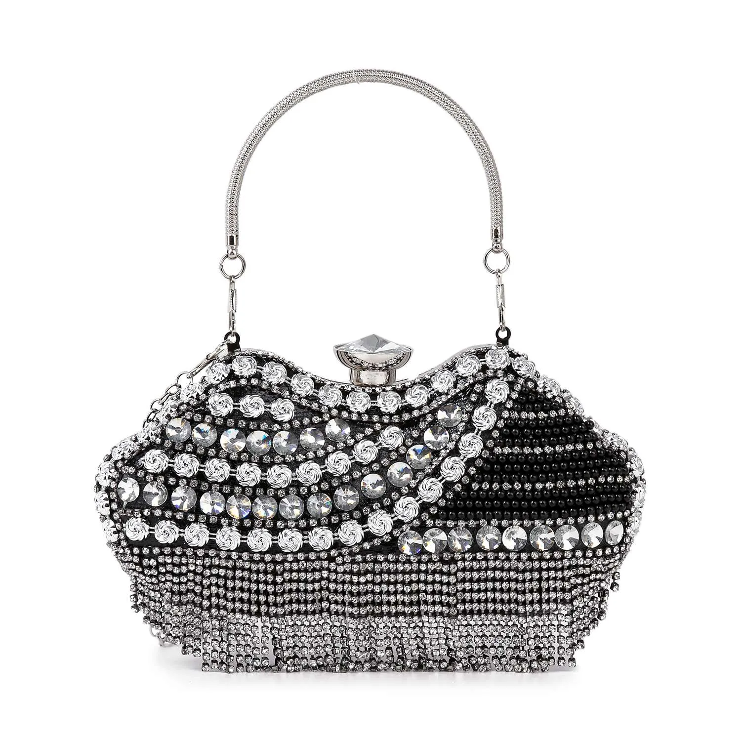 Dazzling Multi Stone Evening Bag