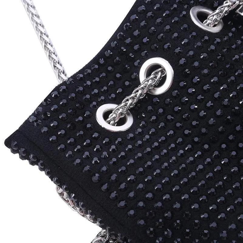 diamond clutch shoulder bag Shinny Rhinestone Evening Shoulder Bags