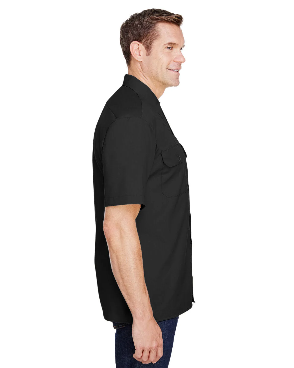 Dickies Men's FLEX Short-Sleeve Twill Work Shirt