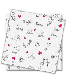 Dirty Dishes Position Napkins - Bag Of 8