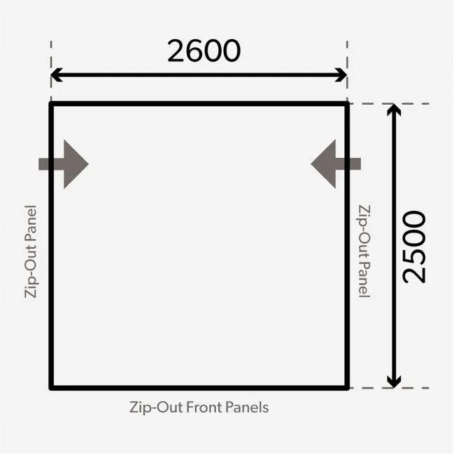 Dometic Rally AIR 260 S - All Season Caravan / Motorhome Awning